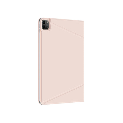 Apple iPad Air 11 2025 M3 Amazingthing Matte Pro Mag Folio Katlanabilir Magnetik Standlı Kılıf Pembe