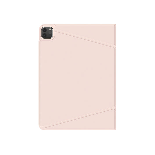 Apple iPad Air 11 2025 M3 Amazingthing Matte Pro Mag Folio Katlanabilir Magnetik Standlı Kılıf Pembe