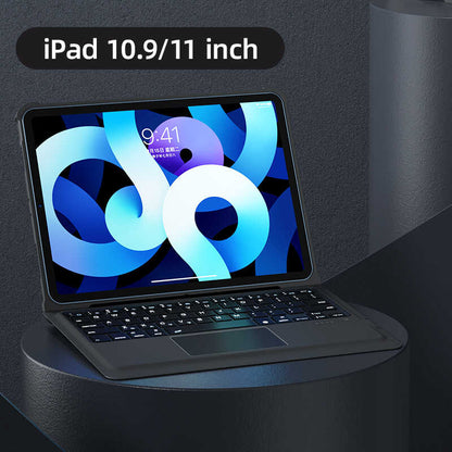 Apple iPad Air 11 2025 M3 Benks Multifunctional Kablosuz Klavyeli Kılıf Siyah