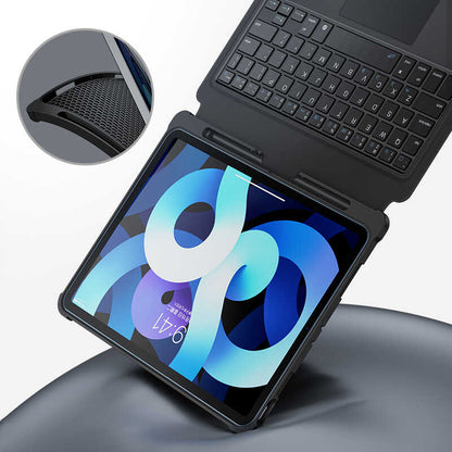 Apple iPad Air 11 2025 M3 Benks Multifunctional Kablosuz Klavyeli Kılıf Siyah