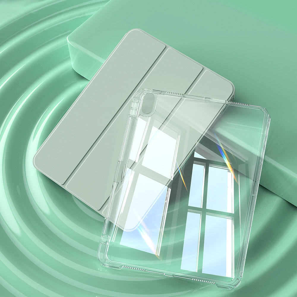 Apple iPad Air 11 2025 M3 Kılıf Magnetik Ayrılabilen Airbagli Zore Sliding Tablet Kılıfı Siyah