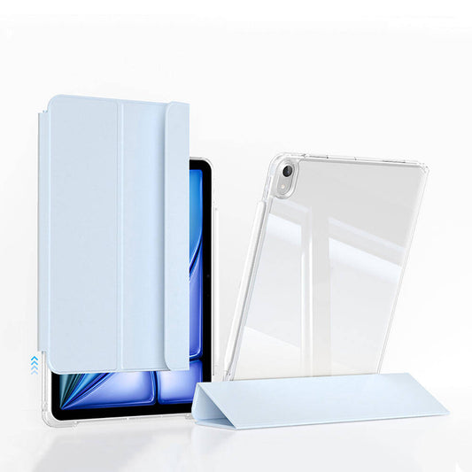 Apple iPad Air 11 2025 M3 Case Magnetic Detachable Airbag Zore Sliding Tablet Case Blue Light
