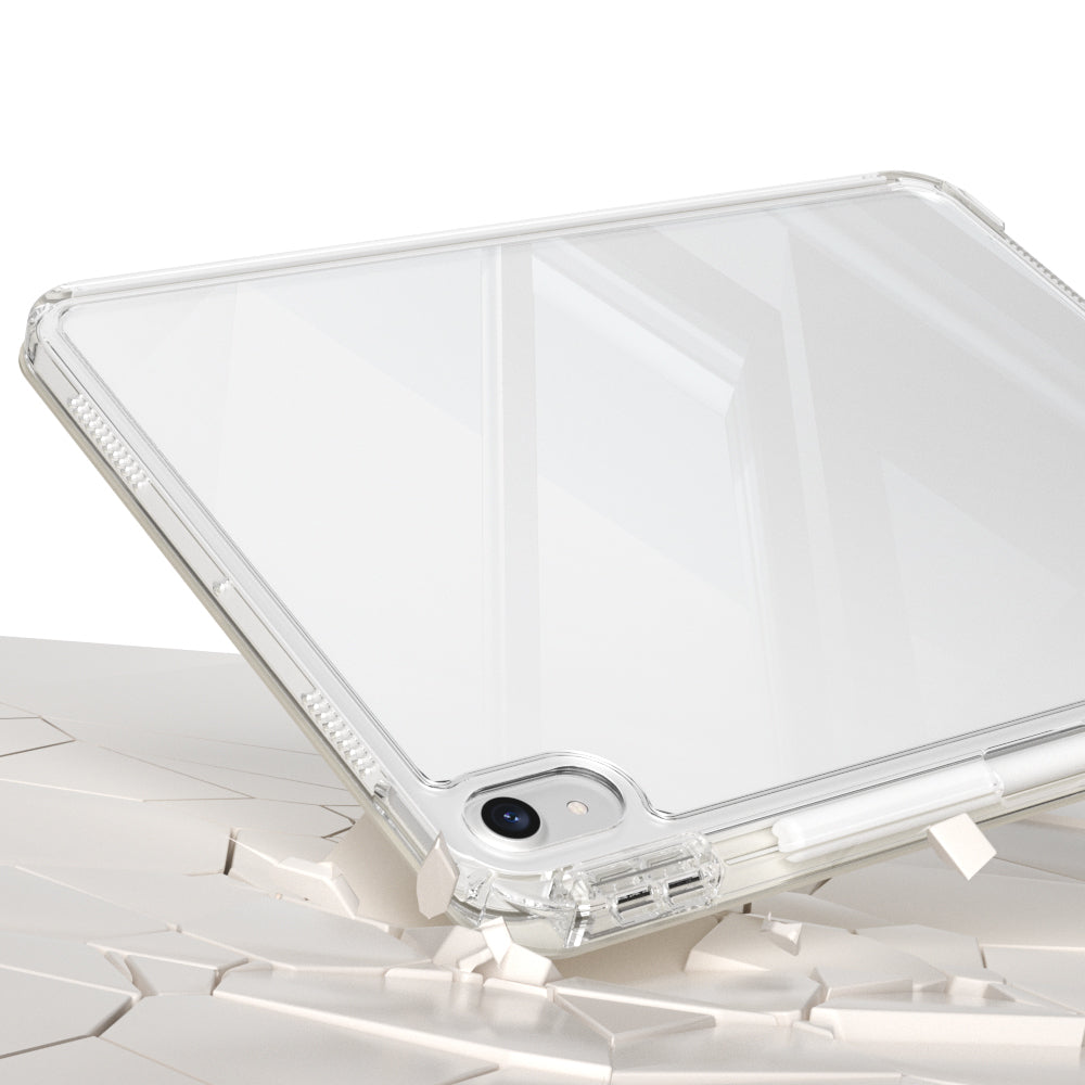 Apple iPad Air 11 2025 M3 Kılıf Magnetik Ayrılabilen Airbagli Zore Sliding Tablet Kılıfı Mavi Açık