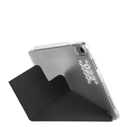 Apple iPad Air 11 2025 M3 Kılıf SkinArma Kalemlikli Arkası Şeffaf Standlı Magnetik Taihi Sora Kılıf Mavi