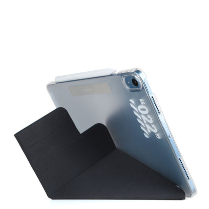 Apple iPad Air 11 2025 M3 Kılıf SkinArma Kalemlikli Arkası Şeffaf Standlı Magnetik Taihi Sora Kılıf Kırmızı