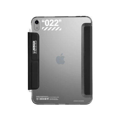 Apple iPad Air 11 2025 M3 Kılıf SkinArma Kalemlikli Arkası Şeffaf Standlı Magnetik Taihi Sora Kılıf Kırmızı