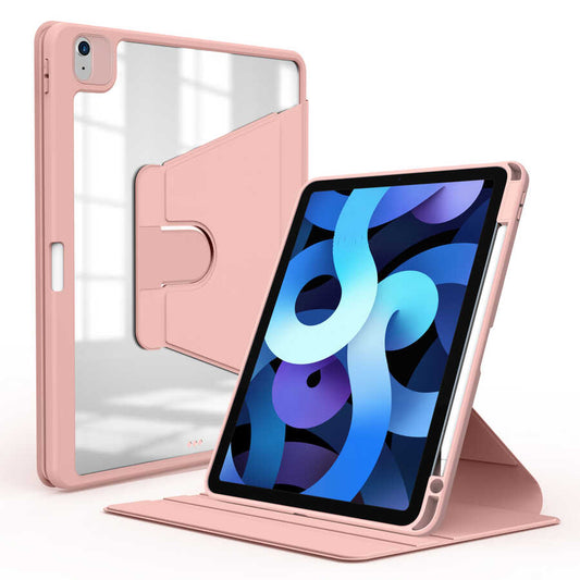 Apple iPad Air 11 2025 M3 Case Zore Nylon Rotating Stand Case Pink