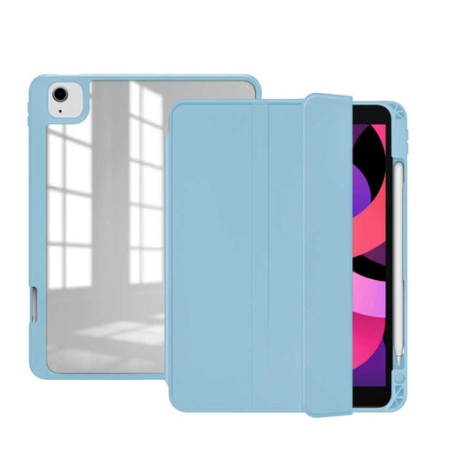 Apple iPad Air 11 2025 M3 Case Zore North Transparent Back Stand Case Blue Light