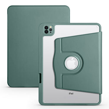 Apple iPad Air 11 2025 M3 Case Zore Thermal Pen Compartment Rotating Stand Case Lavendery Gray 