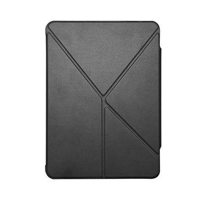 Apple iPad Air 11 2025 M3 Raptic Clear Folio Airbagli Şeffaf Kapaklı Katlanabilir Standlı Kılıf Siyah