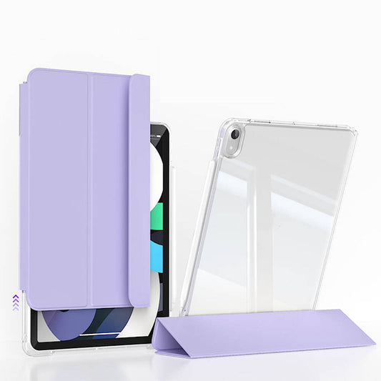 Apple iPad Air 13 2024 Magnetic Detachable Airbag Zore Sliding Tablet Case Lavender