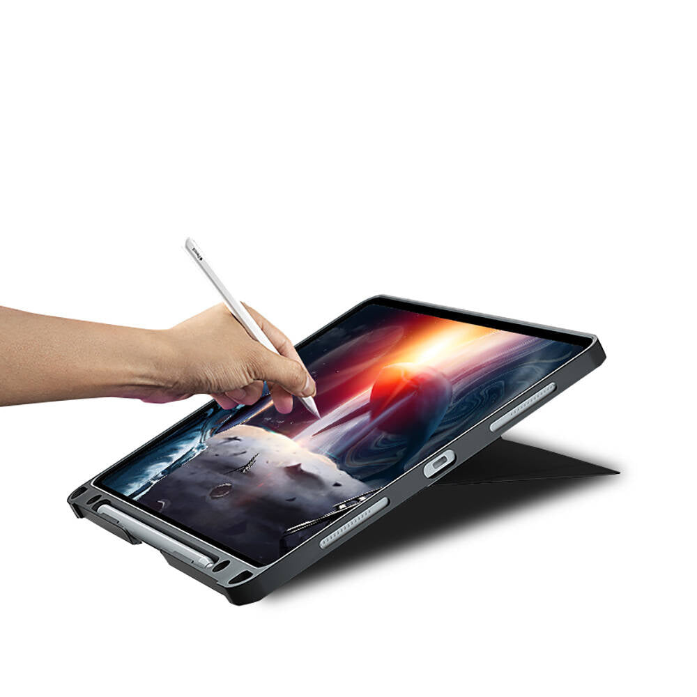 Apple iPad Air 13 2024 Wiwu Mag Touch Keyboard Stand Case Black