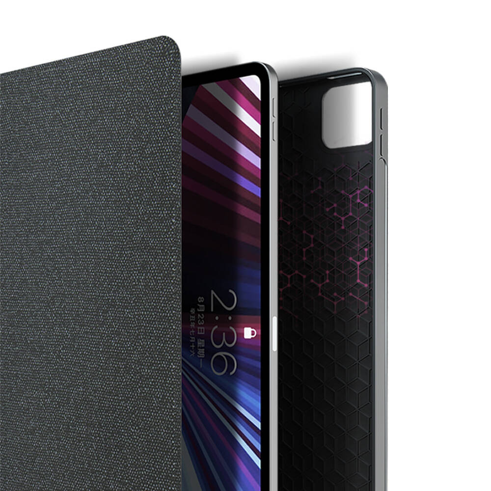 Apple iPad Air 13 2024 Wiwu Mag Touch Keyboard Stand Case Black
