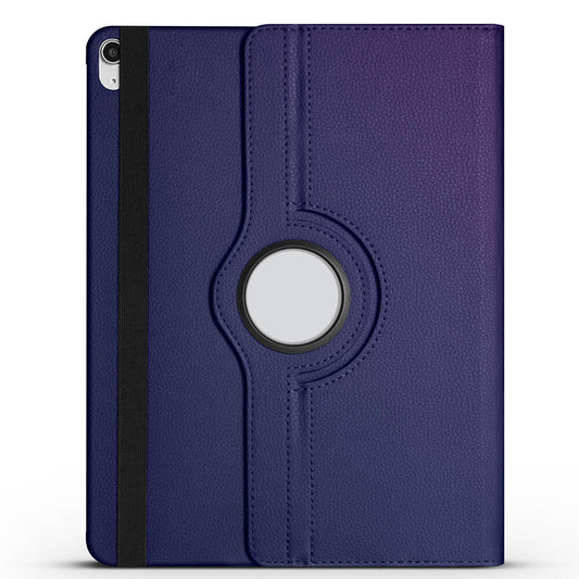 Apple iPad Air 13 2024 Zore Rotating Stand Case Navy Blue