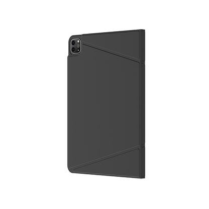 Apple iPad Air 13 2025 M3 Amazingthing Matte Pro Mag Folio Katlanabilir Magnetik Standlı Kılıf Siyah