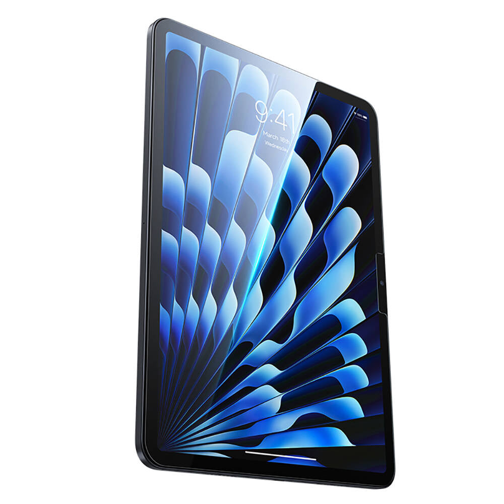 Apple iPad Air 13 2025 M3 Benks King Kong Eğimli Kenar Oleofobik Özellikli Temperli Cam Ekran Koruyucu Şeffaf