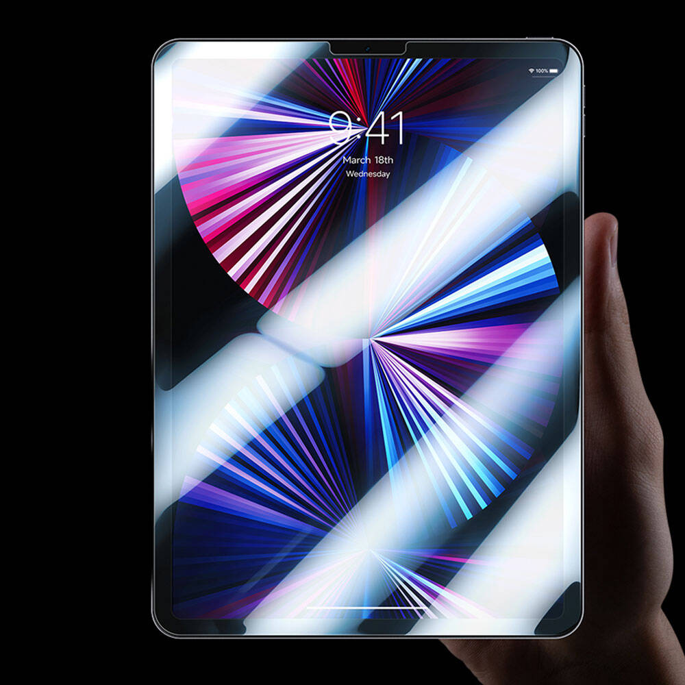 Apple iPad Air 13 2025 M3 Benks OKR Glass Warrior HD Parlak Ekran Koruyucu Şeffaf