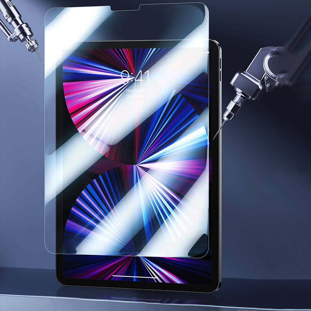 Apple iPad Air 13 2025 M3 Benks OKR Glass Warrior HD Parlak Ekran Koruyucu Şeffaf