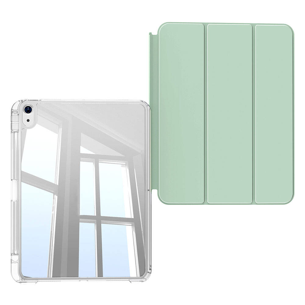 Apple iPad Air 13 2025 M3 Magnetic Detachable Airbag Zore Sliding Tablet Case Dark Green