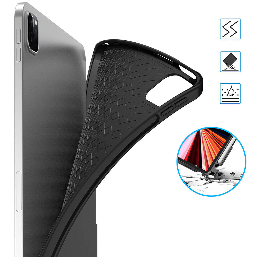 Apple iPad Air 13 2025 M3 Wiwu Mag Touch Keyboard Stand Case Black