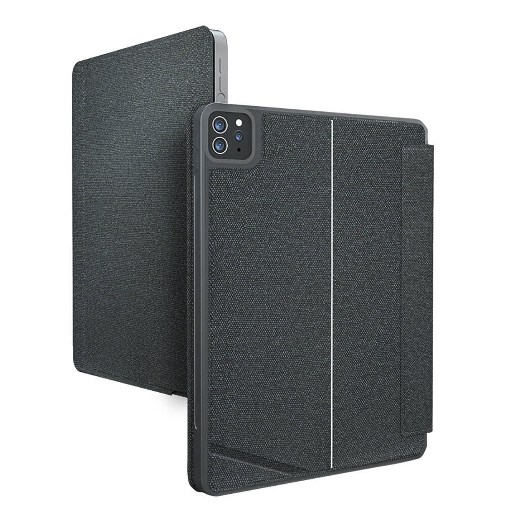 Apple iPad Air 13 2025 M3 Wiwu Mag Touch Keyboard Stand Case Black