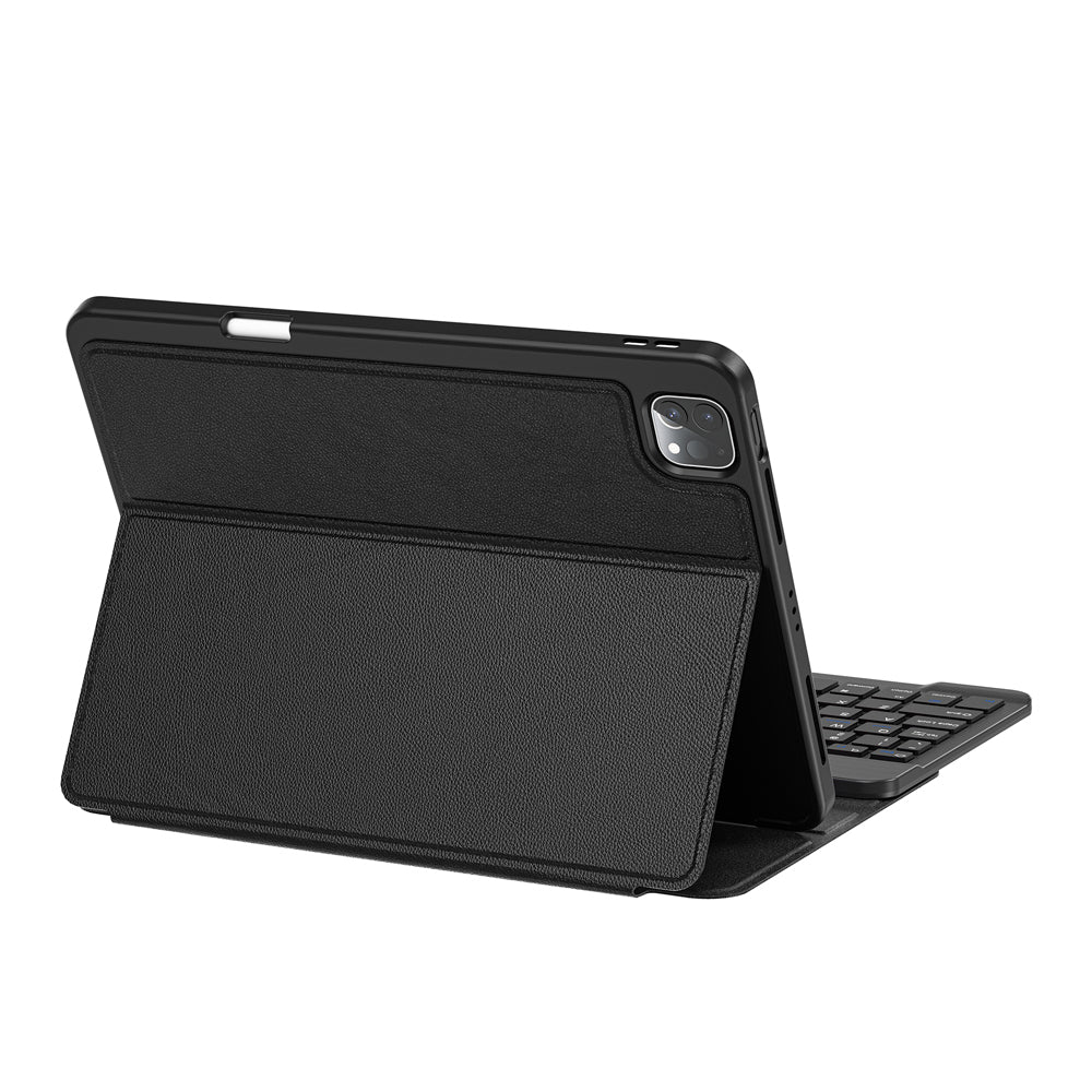 Apple iPad Air 13 2025 M3 Wiwu Protective Hidden Pen Compartment Keyboard Case Black 