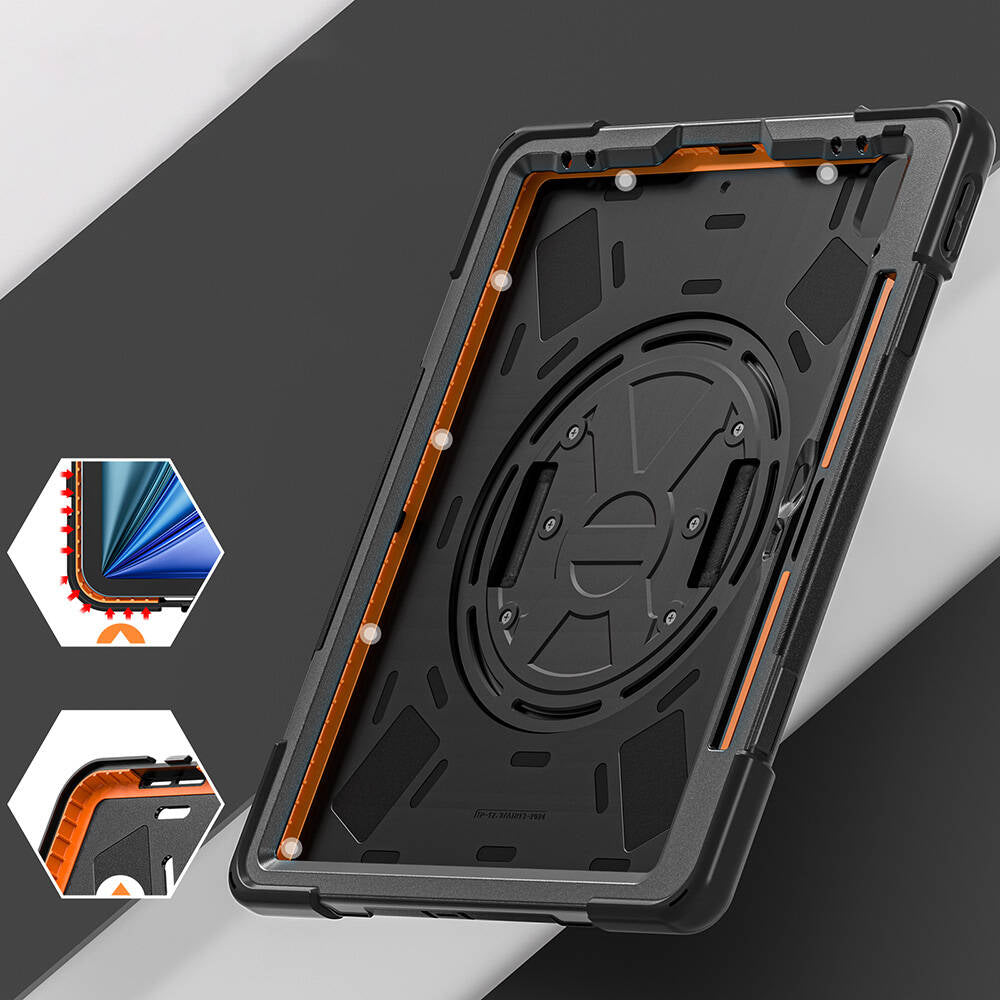 Apple iPad Air 13 2025 M3 Zore Defender Tablet Silicone Black 