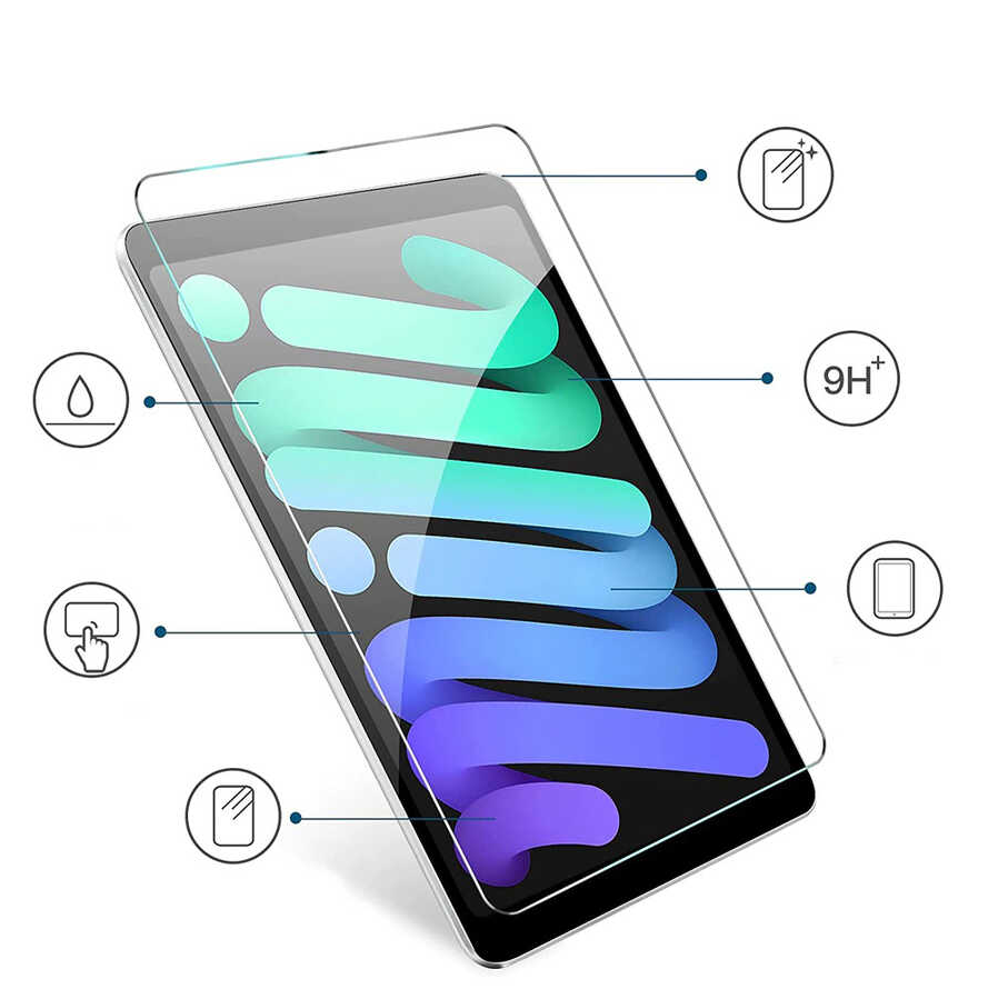 Apple iPad Air 13 2025 M3 Zore Tablet Tempered Glass Screen Protector Transparent