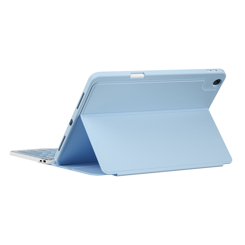 Apple iPad Pro 10.5 (7th Generation) Wiwu Protective Hidden Pen Compartment Keyboard Case Blue 