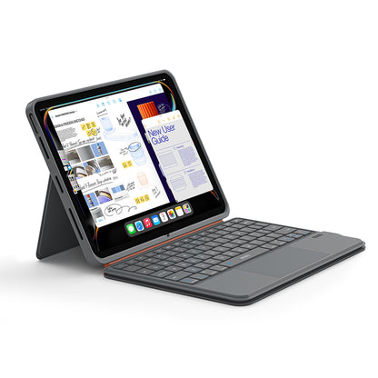 Apple iPad Pro 11 2020 (2.Nesil) Wiwu MK-005 Combo 3in1 Kalem Bölmeli Klavyeli Standlı Kılıf