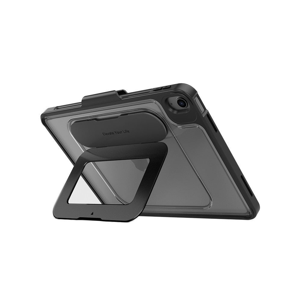 Apple iPad Pro 11 2021 (3.Nesil) Mutural AlloyKick Serisi Kalem Bölmeli Alüminyum Standlı Tablet Kılıfı