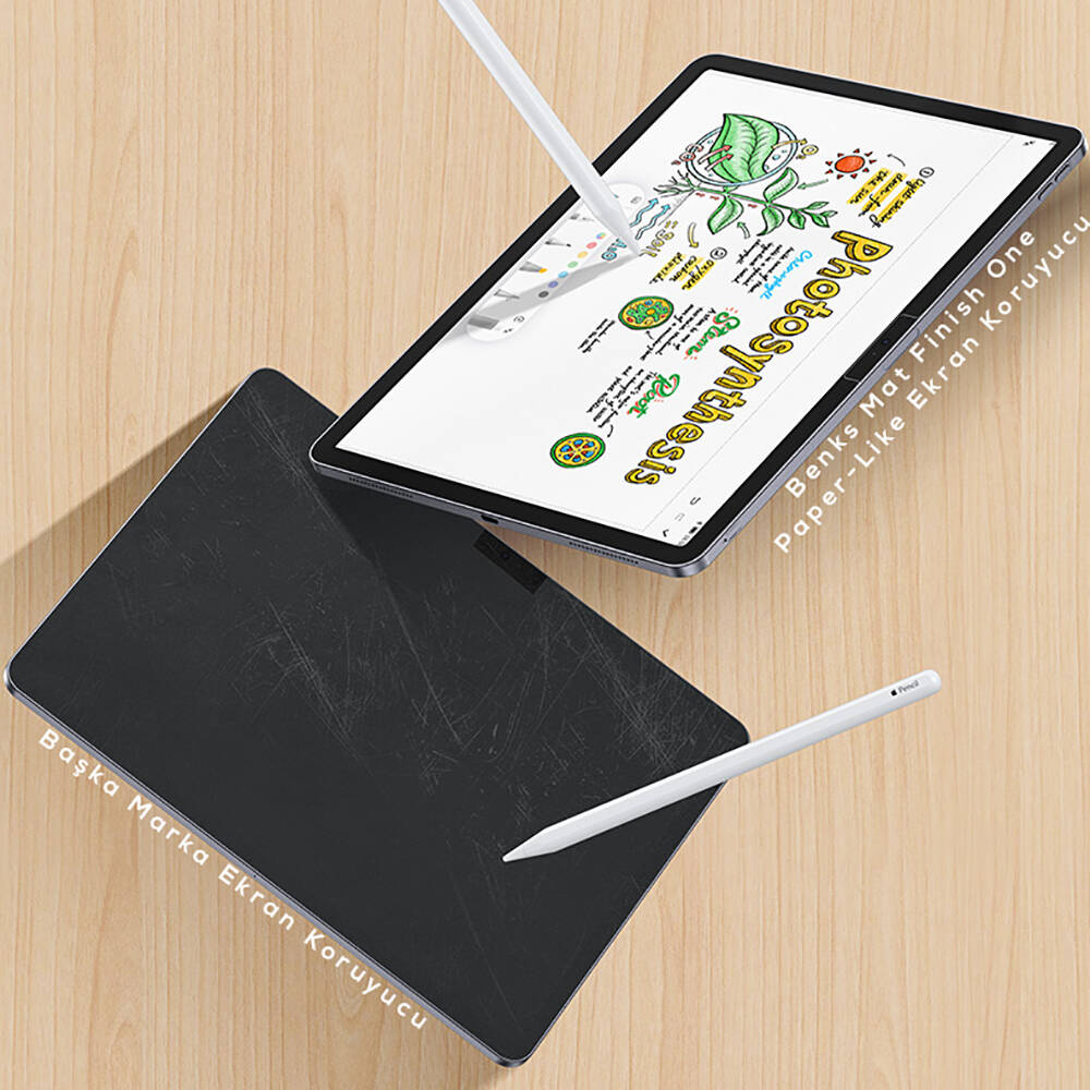 Apple iPad Pro 11 2024 Paper Feel Benks Matte Paper-Like Screen Protector Transparent 