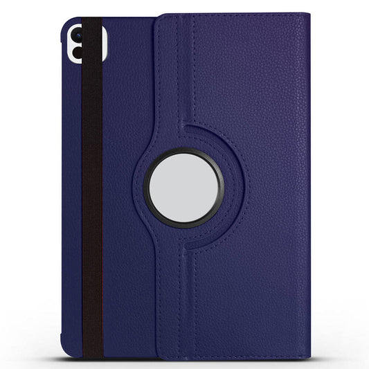 Apple iPad Pro 11 2024 Zore Rotating Stand Case Navy Blue