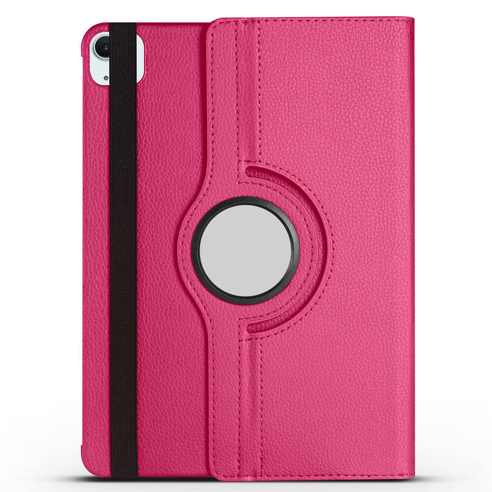Apple iPad Pro 11 2024 Zore Rotating Stand Case Pink Dark