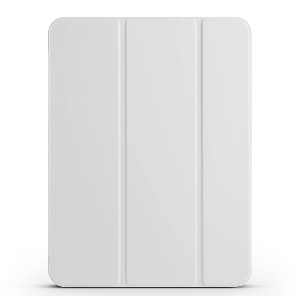 Apple iPad Pro 11 2024 Zore Smart Cover with Pencil Compartment and Stand 1-in-1 Case Gray