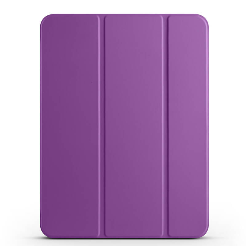 Apple iPad Pro 11 2024 Zore Smart Cover with Pencil Compartment and Stand 1-in-1 Case Lilac