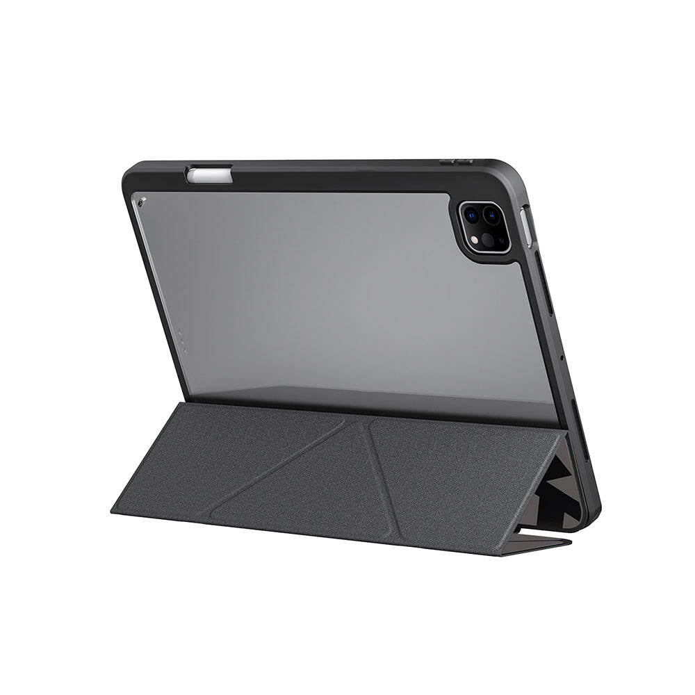 Apple iPad Pro 11 2025 M5 Kılıf SkinArma Holografik Tasarımlı Arkası Şeffaf Çıkarılabilir Magnetik Kira Kobai Kılıf Colorful