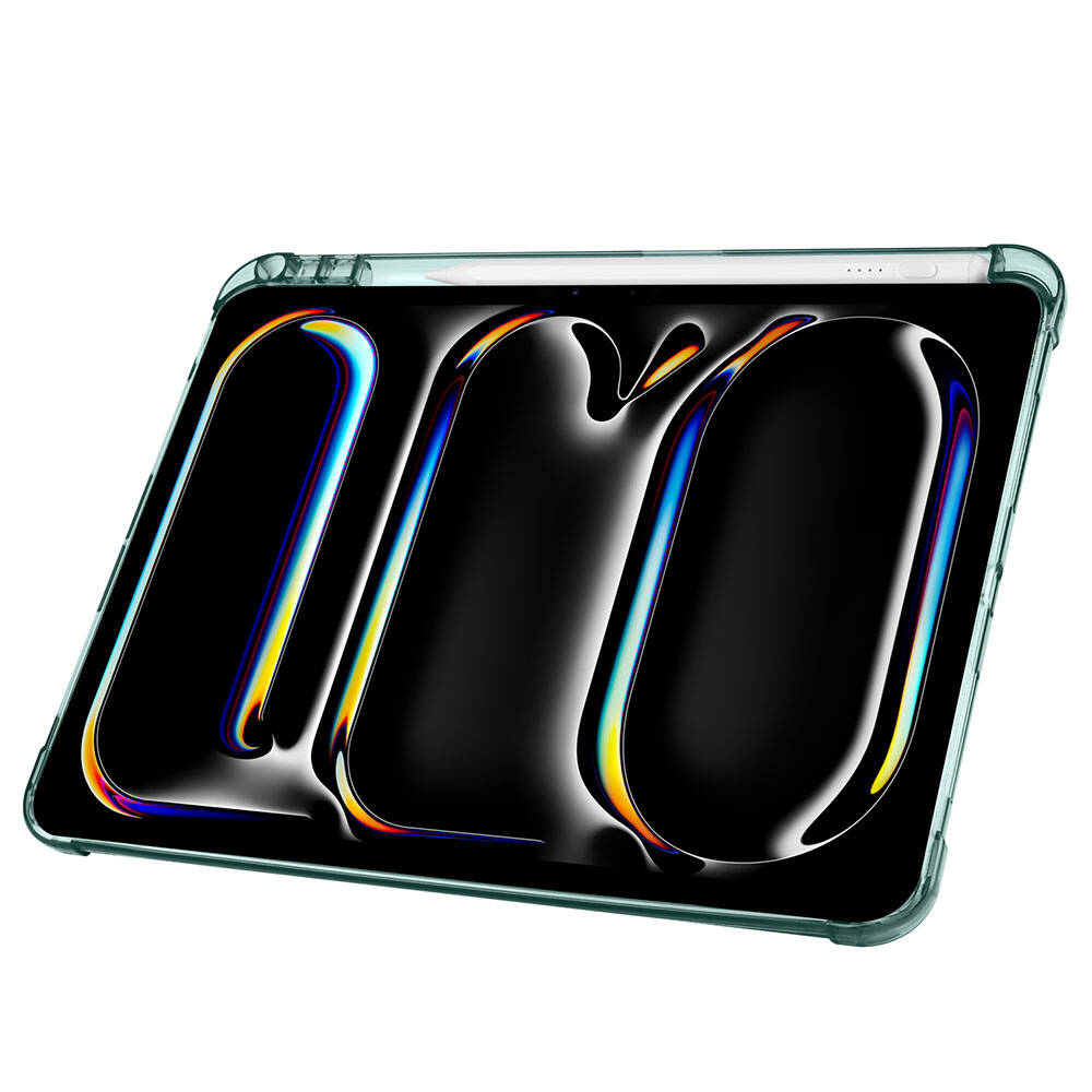 Apple iPad Pro 11 2025 M5 Kılıf Zore Tri Folding Kalem Bölmeli Standlı Kılıf Mor