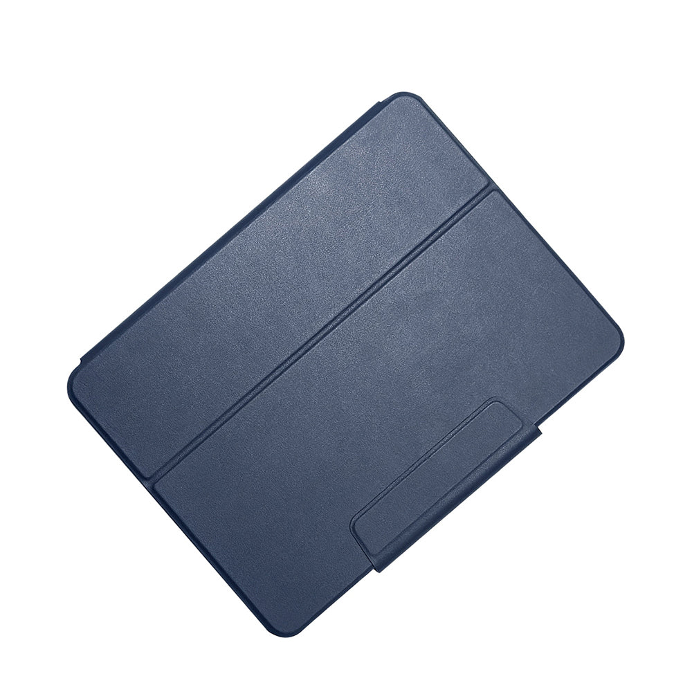 Apple iPad Pro 11 2025 M5 Raptic Spin Detachable Folio PU Ayrılabilir Kalem Bölmeli Standlı Kılıf Lacivert