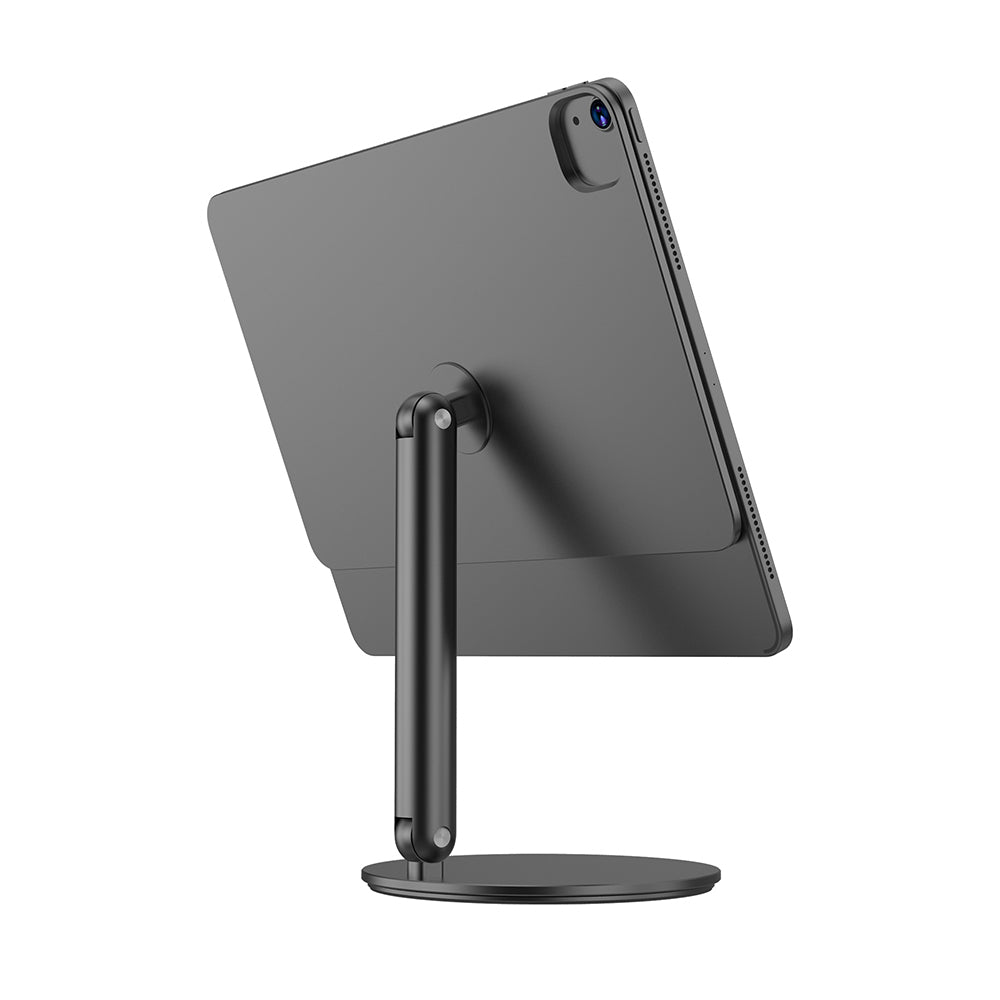 Apple iPad Pro 11 2025 M5 Wiwu ZM-310 360 Derece Dönebilen Magnetik Başlıklı Tablet Standı Gri