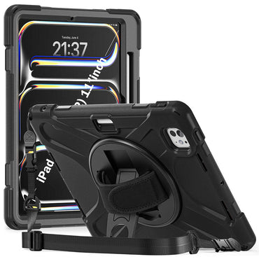 Apple iPad Pro 11 2025 M5 Zore Defender Tablet Silikon Siyah