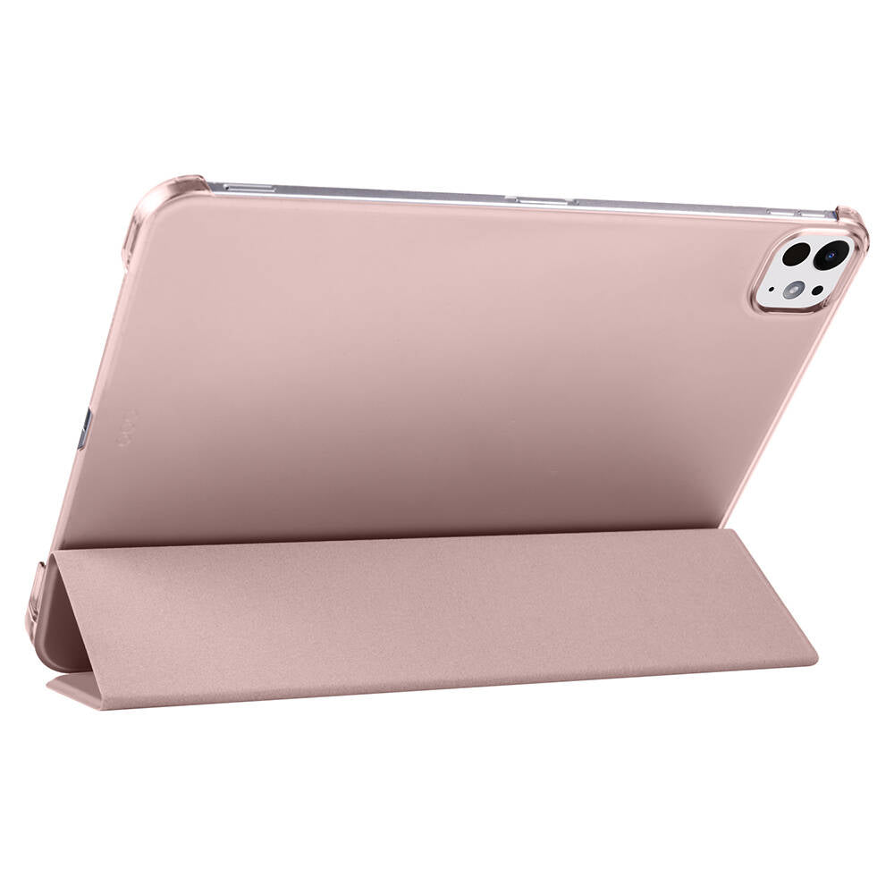 Apple iPad Pro 11 2025 M5 Zore Smart Cover Kalem Bölmeli Standlı 1-1 Kılıf Mavi