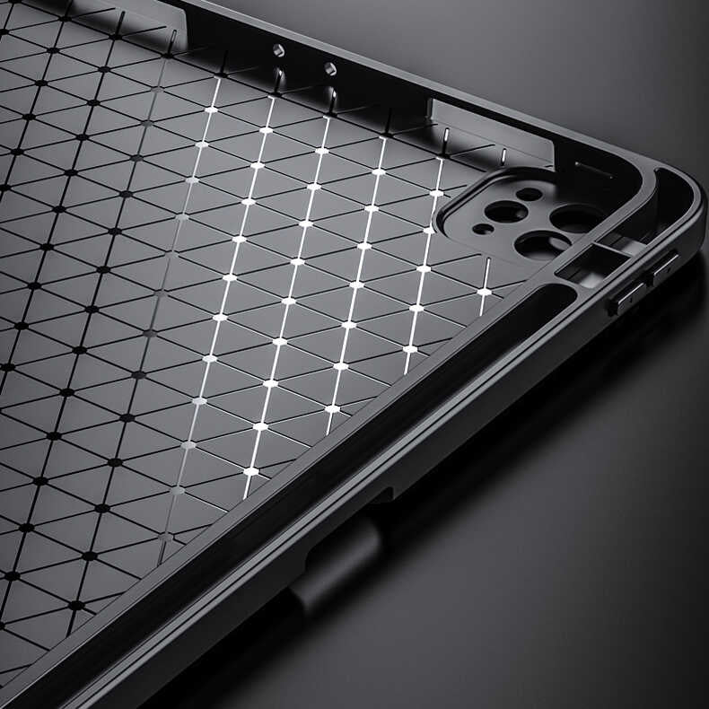 Apple iPad Pro 12.9 2022 M2 Kılıf Wlons Tablet Kılıf Koyu Yeşil