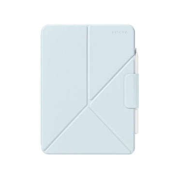 Apple iPad Pro 13 2024 Pitaka MagEZ Folio 2 Kalem Bölmeli Standlı Kılıf Mavi