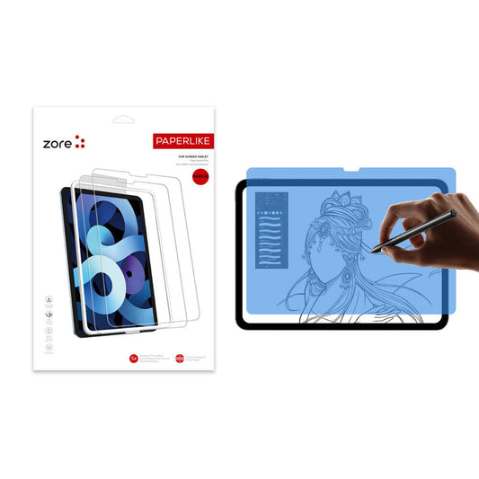 Apple iPad Pro 13 2024 Zore Paper-Like Screen Protector Transparent