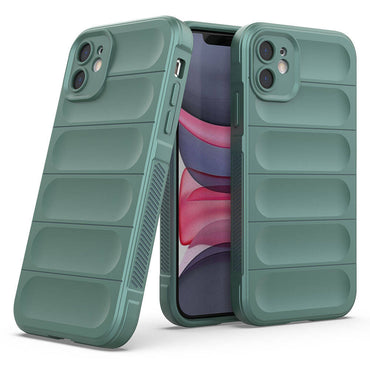 Apple iPhone 11 Case Flexible TPU Hollow Back Surface Design Zore Ethnic Silicone Cover Black