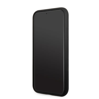 Apple iPhone 11 Kılıf Karl Lagerfeld Silikon Karl Dizayn Kapak Beyaz