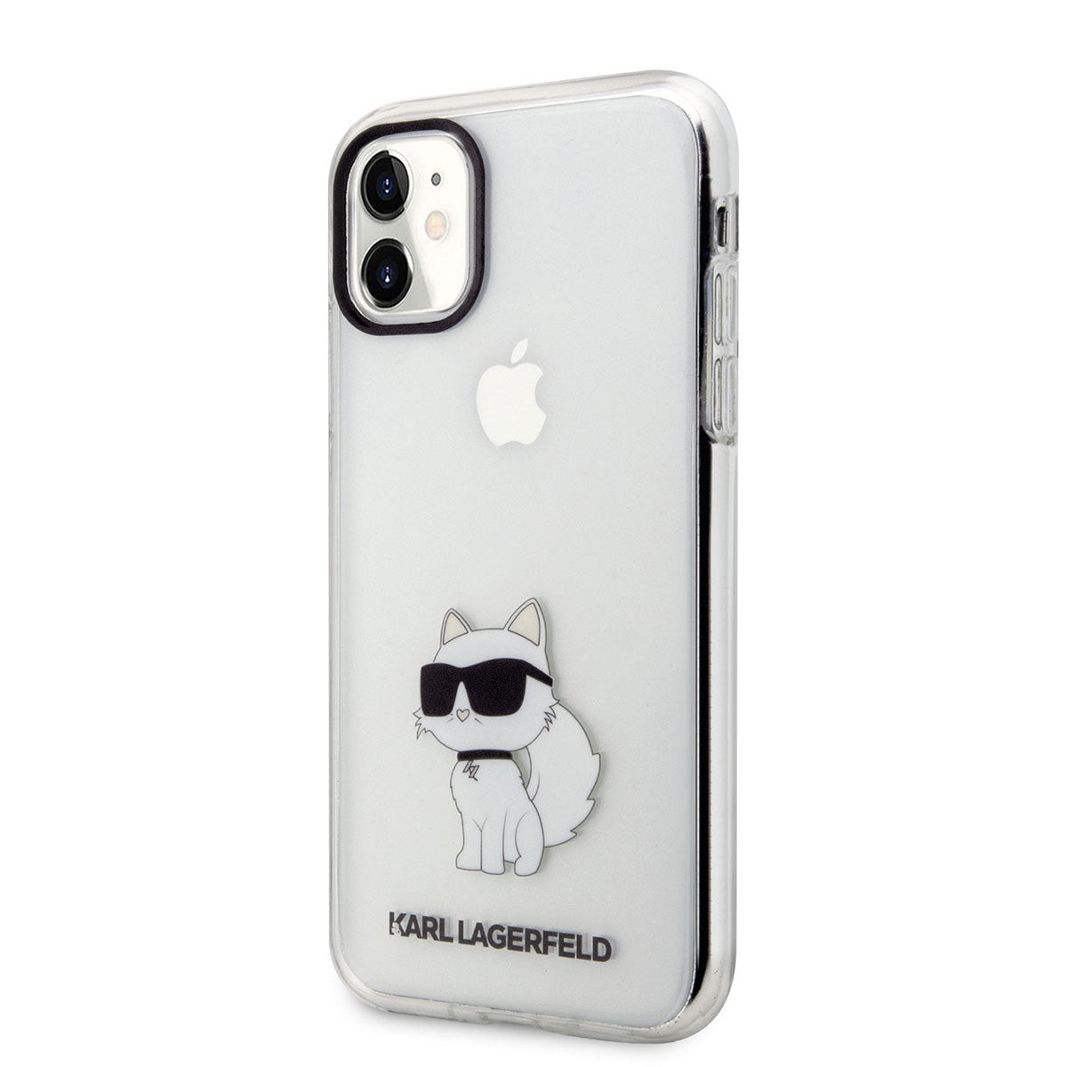 Apple iPhone 11 Case Karl Lagerfeld Transparent Choupette Design Cover Colorless 