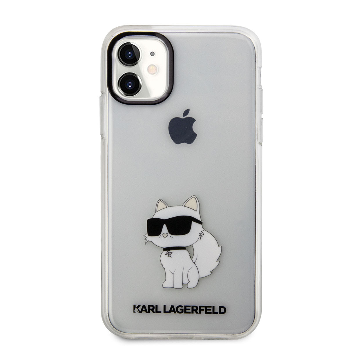 Apple iPhone 11 Case Karl Lagerfeld Transparent Choupette Design Cover Colorless 