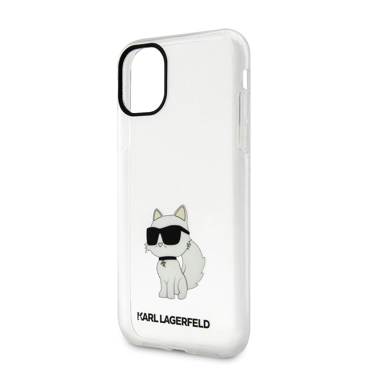 Apple iPhone 11 Case Karl Lagerfeld Transparent Choupette Design Cover Colorless 